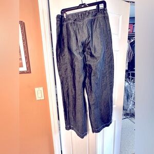 Made in Italy wide denim pants